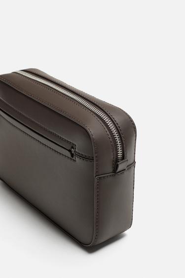 PLAIN TOILETRY BAG - Brown by Zara - Image 2