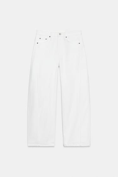 JEAN ZW COLLECTION ANKLE RELAXED TAILLE NORMALE - Blanc de Zara - Image 6