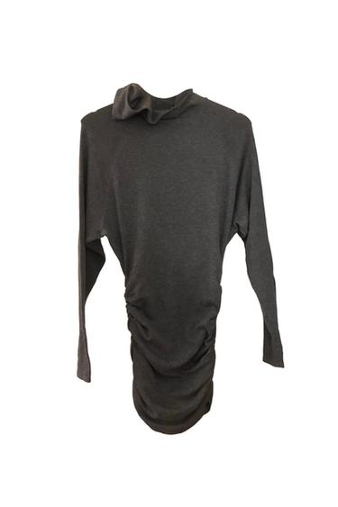 ROBE GRISE COURTE AVEC CAPUCHE