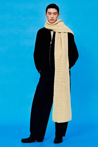 Zara MANTECO® 羊毛喀什米爾混紡外套 - 黑色