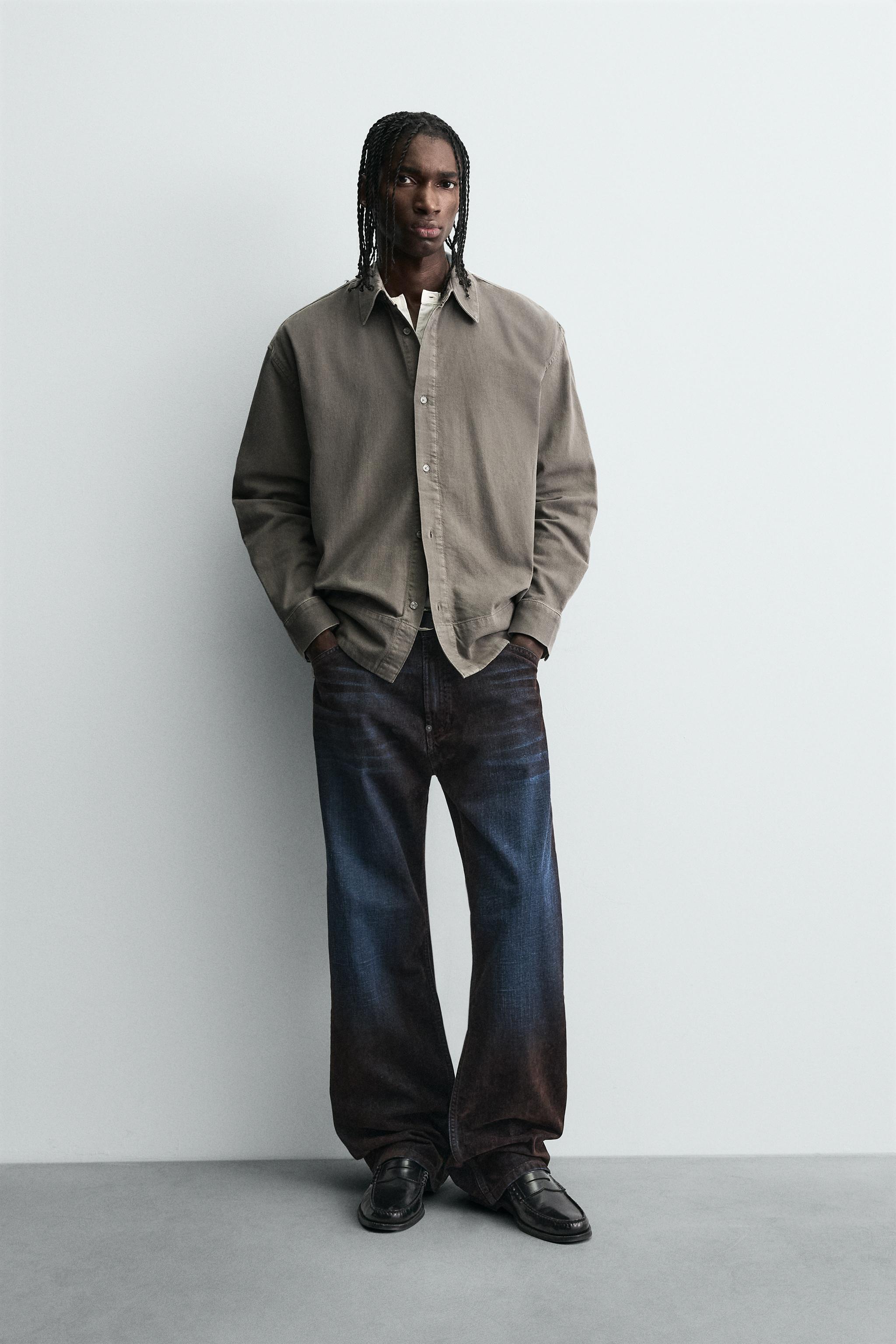 CHEMISE EN DENIM DÉLAVÉE