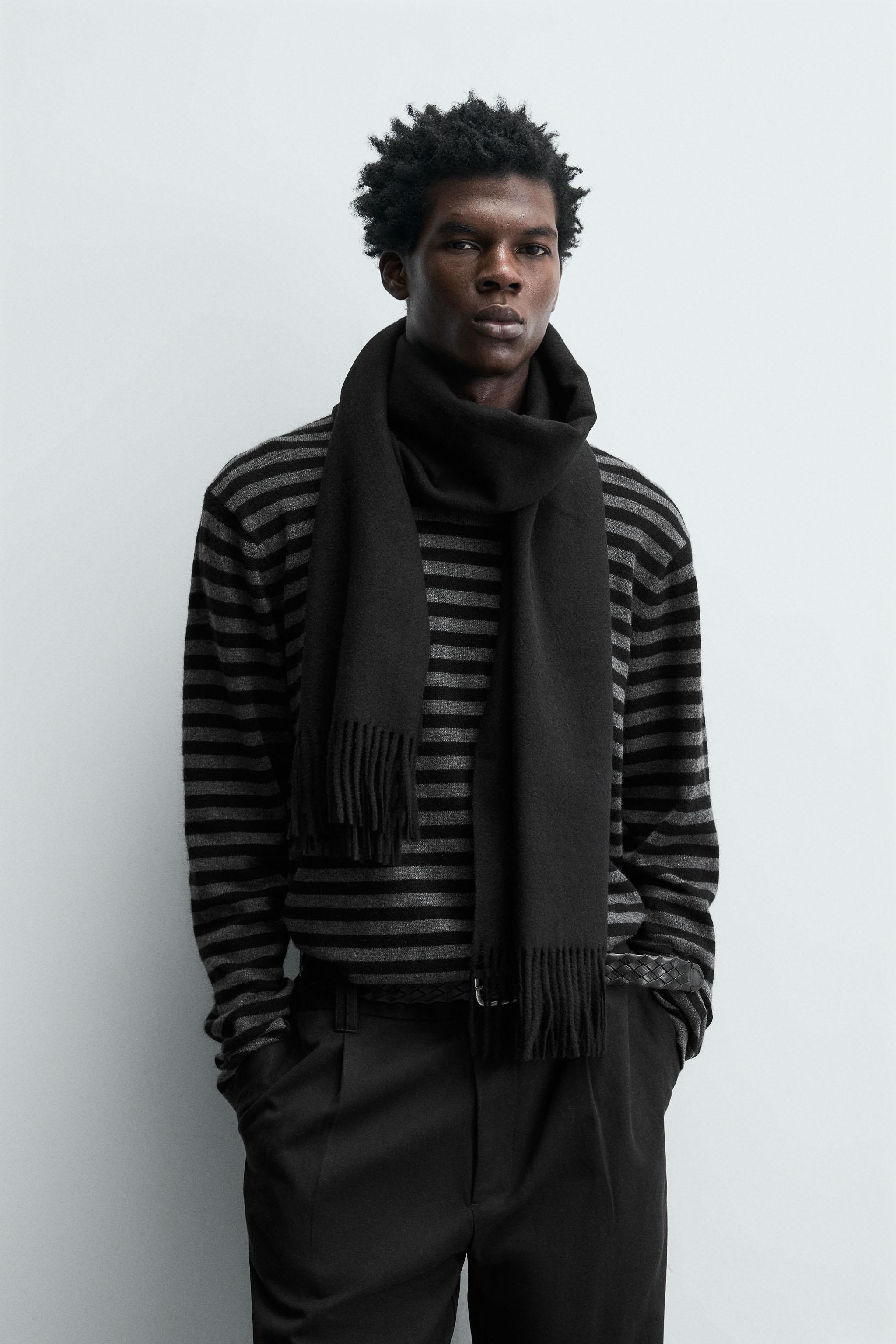 FRINGED SCARF