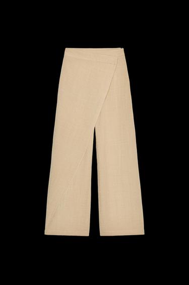 WIDE PAREO TROUSERS - Sand by Zara - Image 0