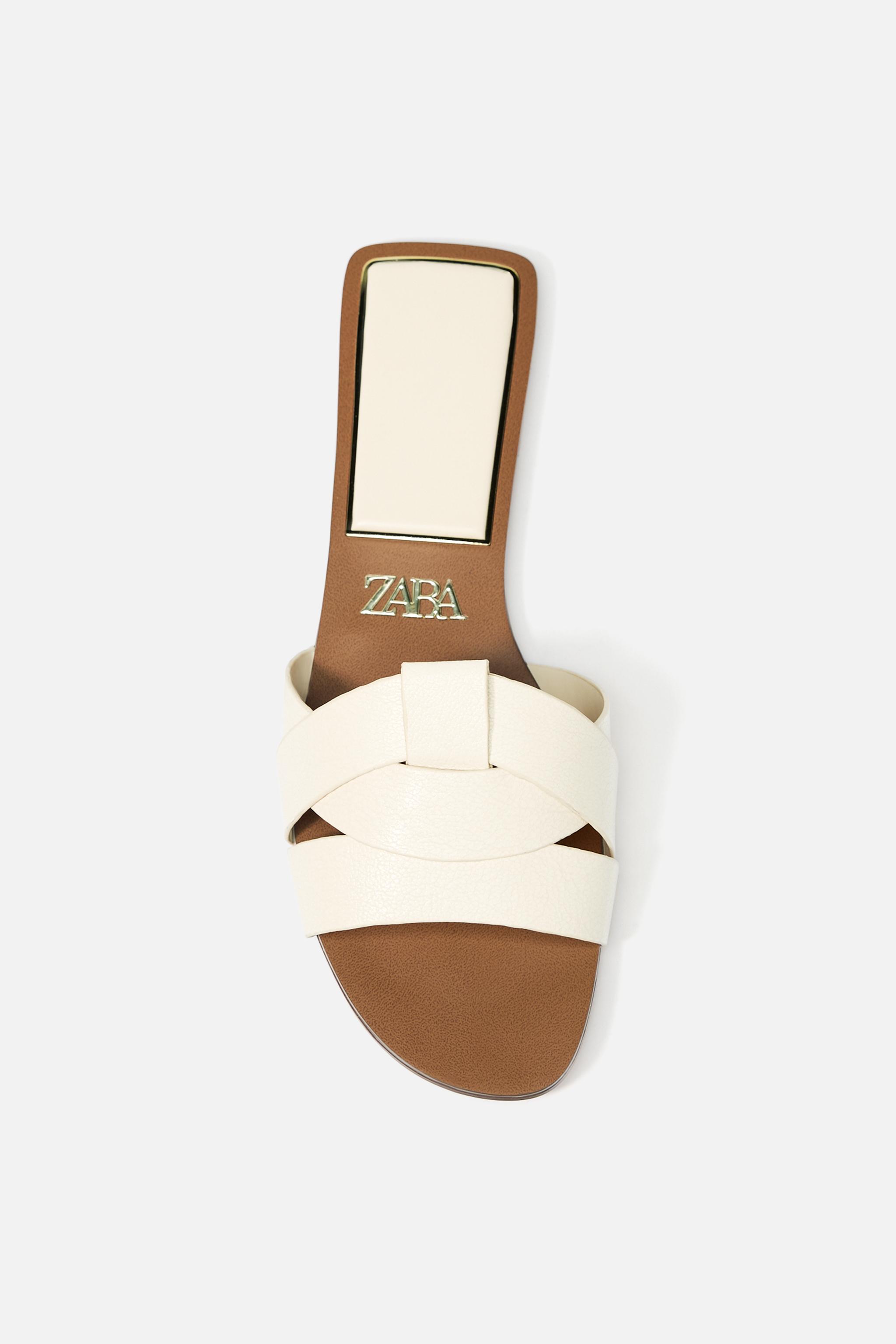 ZARA 大人気　完売品　クリア　ホワイトサンダル24.5cm♡新品未使用 ZARA ホワイト サンダル - メルカリ