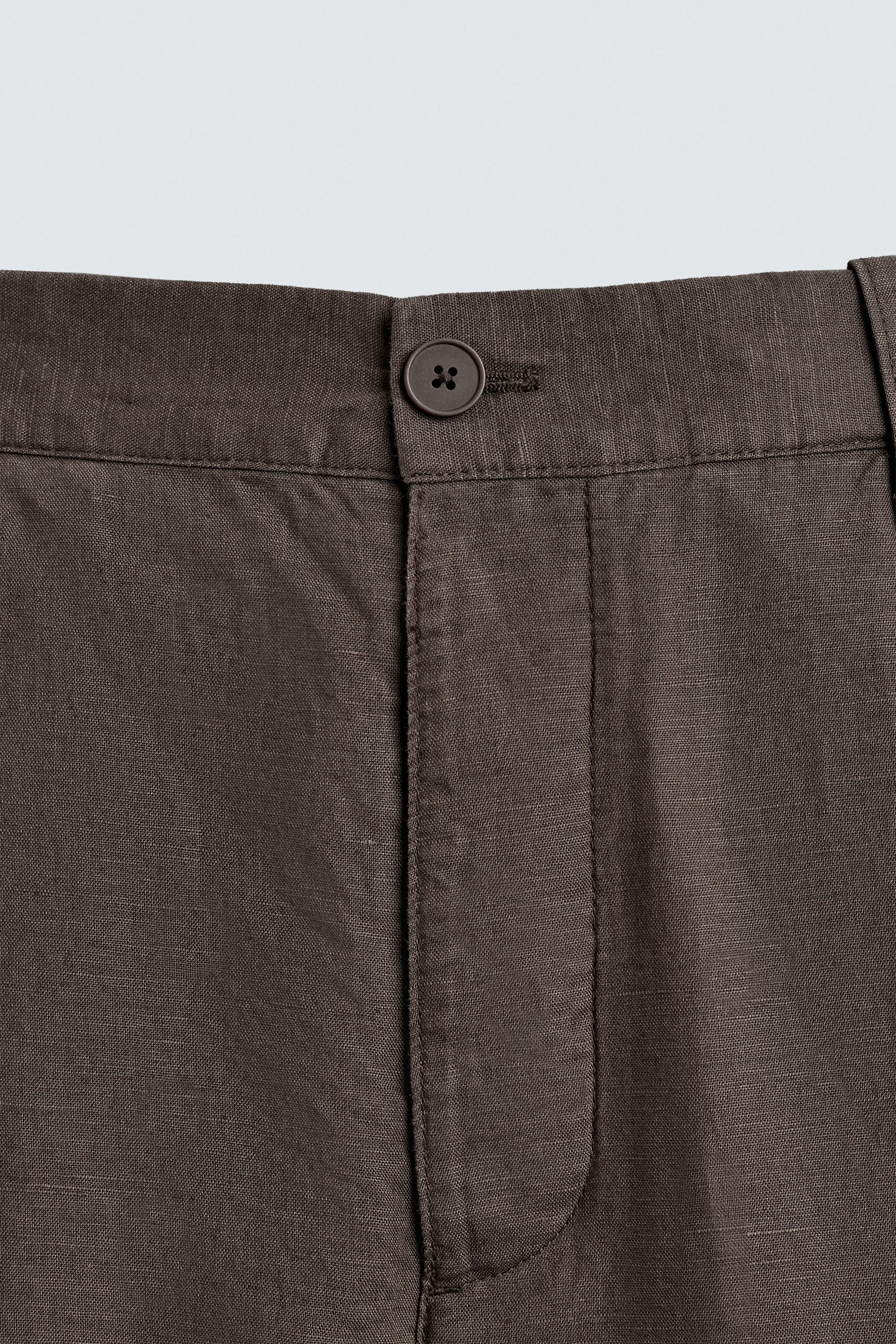 HEMP - COTTON STRAIGHT FIT PANTS