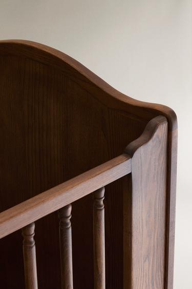 ASH WOOD COT - Dark brown by Zara - Image 2
