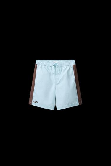 6-14 YEARS/ PUKAS SURF COLOUR BLOCK SWIM SHORTS - Blue by Zara - Image 0