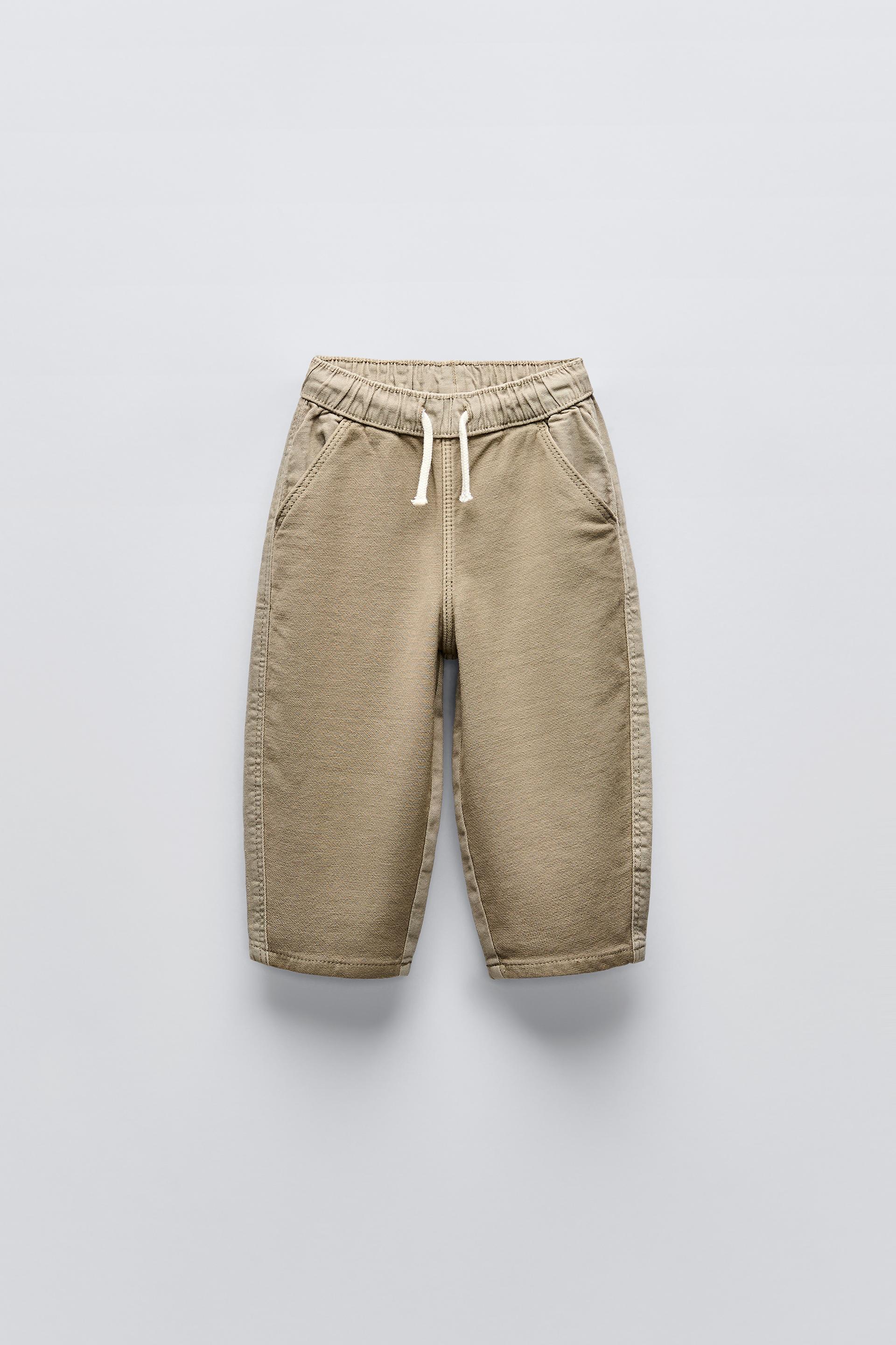 COMBINATION COMFORT PANTS - Brown / Taupe | ZARA United States