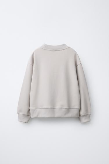 ENSEMBLE INTERLOCK SWEAT ET PANTALON LARGE - Iceberg de Zara - Image 2