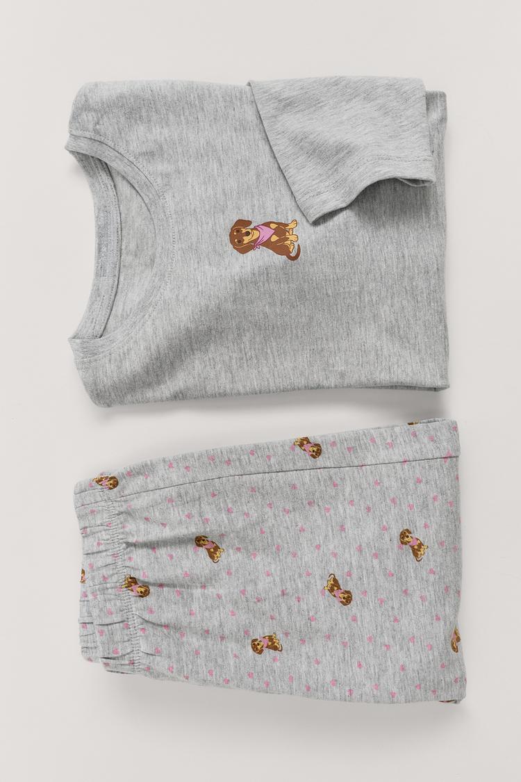 6-14 AÑOS/ PIJAMA ESTAMPADO PERRITOS