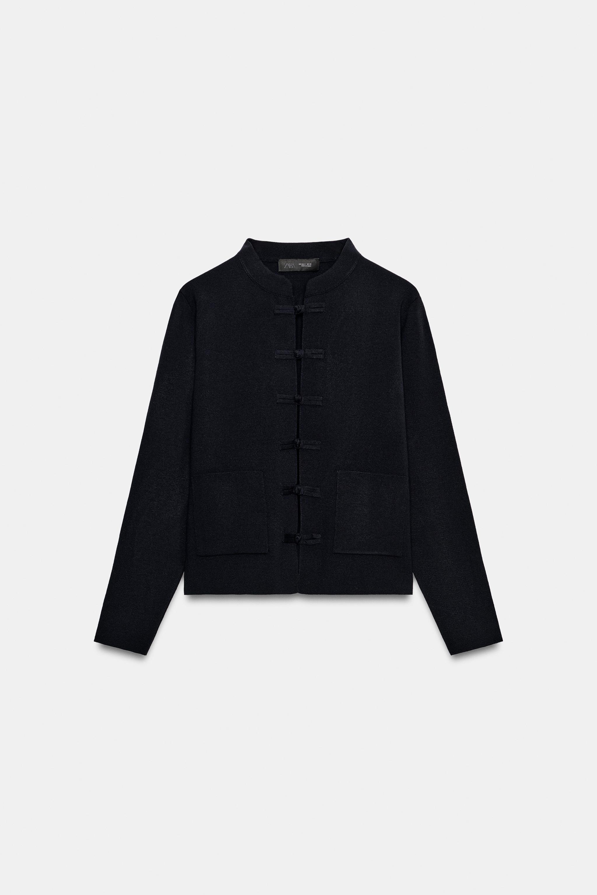 Женские кардиганы Zara FROG FASTENING CARDIGAN — фото 5
