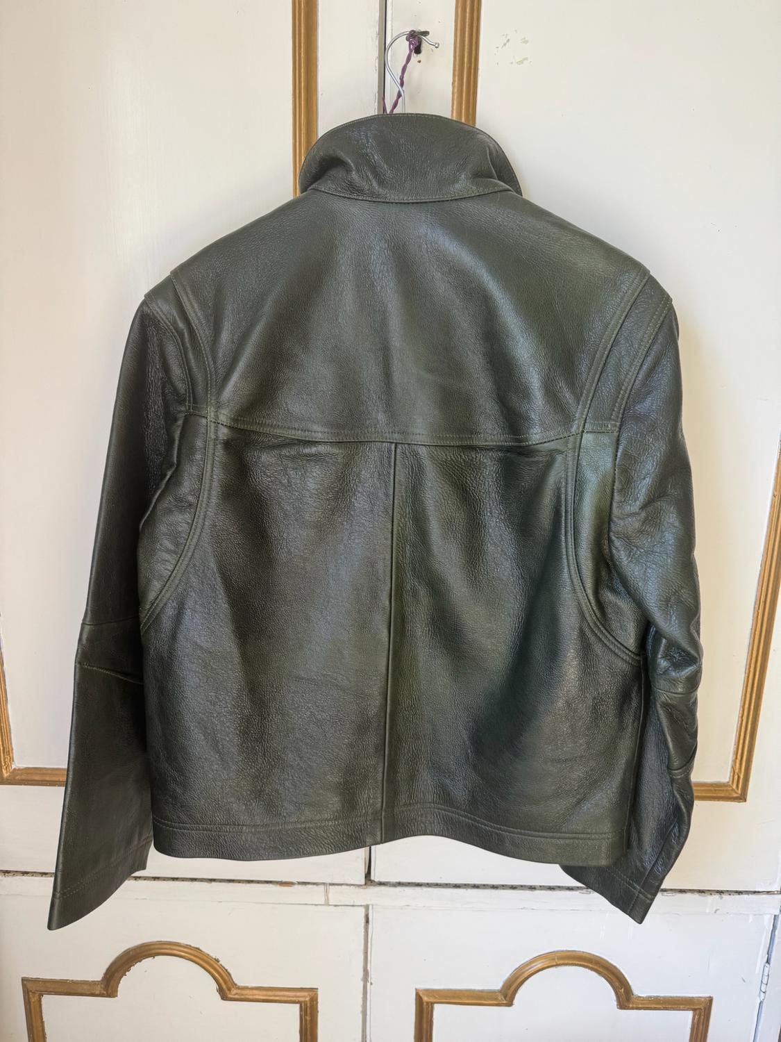 LEATHER JACKET WITH POCKETS - Image 4