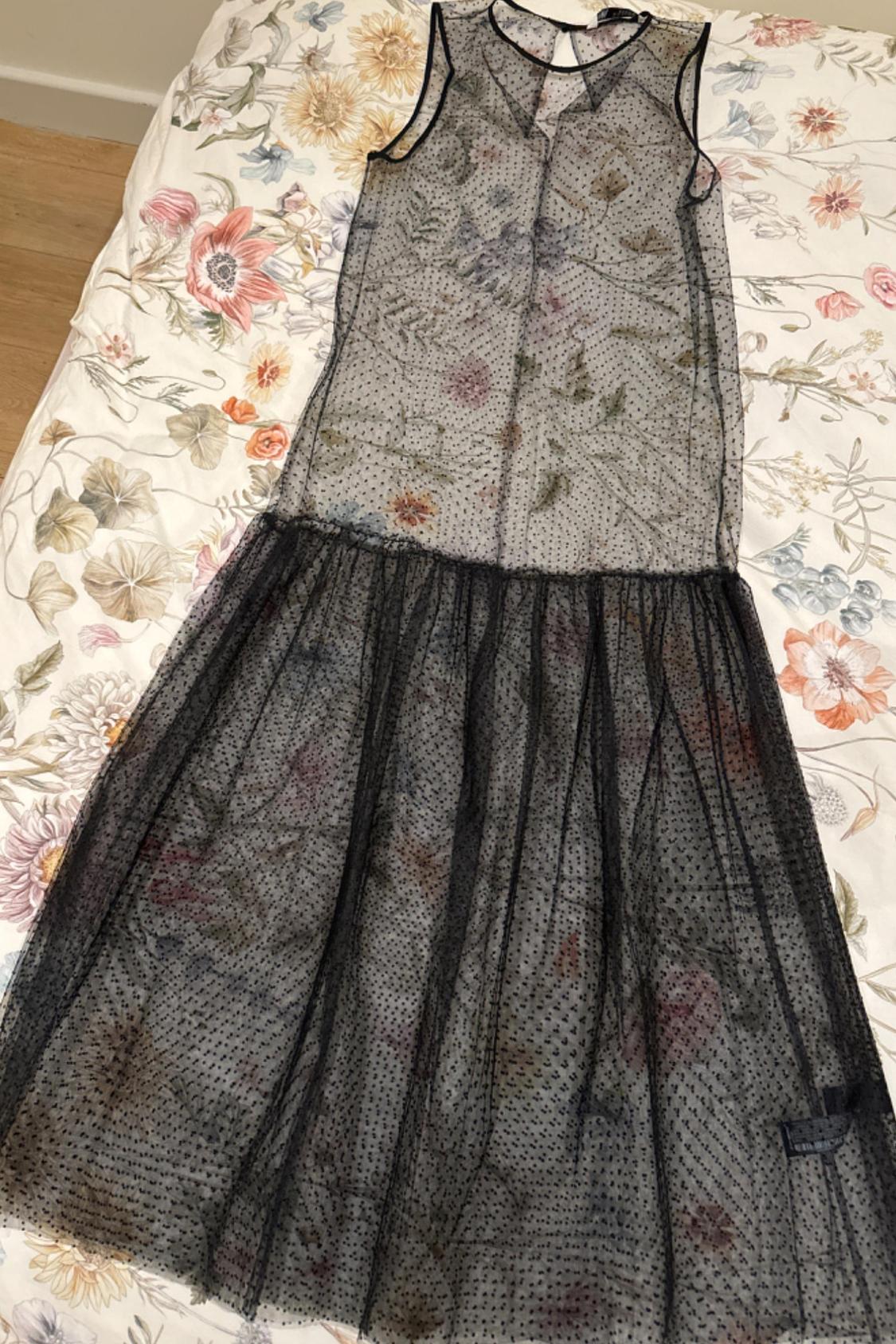 DOTTED MESH TULLE DRESS - Image 2