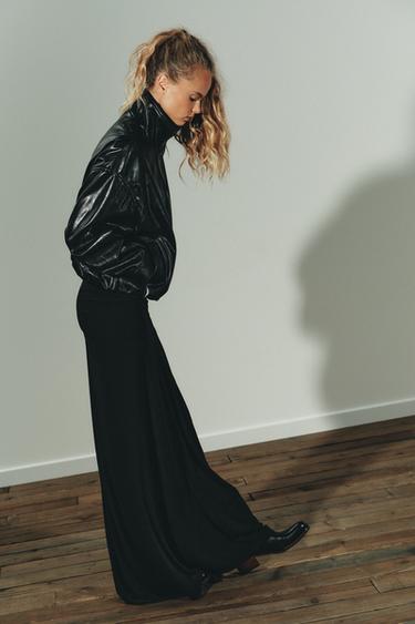 GATHERED MAXI SKIRT - Black by Zara - Image 2