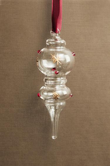 LONG BOROSILICATE CHRISTMAS TREE DECORATION - 990 by Zara - Image 4