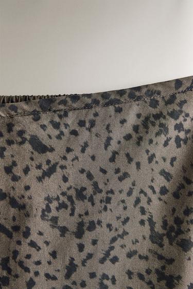 LEOPARD PRINT TROUSERS - Brown by Zara