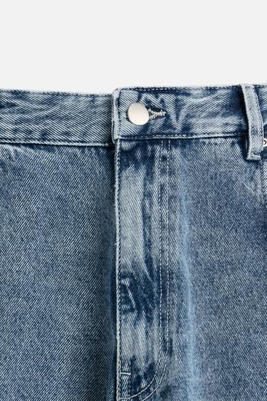 BERMUDA EN DENIM OVERSIZE - Bleu moyen de Zara - Image 8