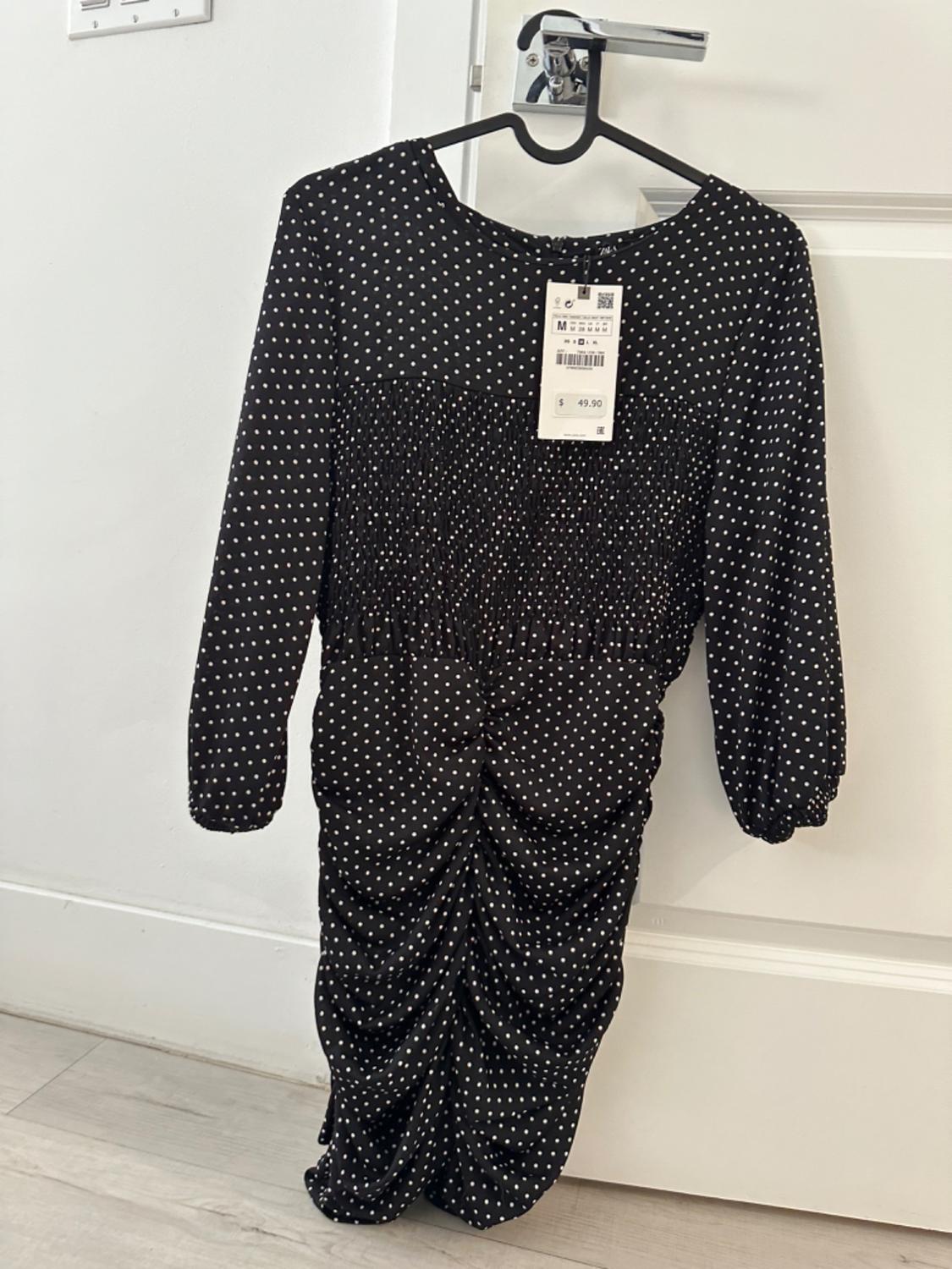 MICRO DOT MINI DRESS