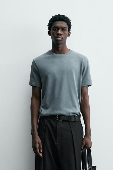 JERSEY PUNTO RELAXED FIT - Azul / Acero de Zara