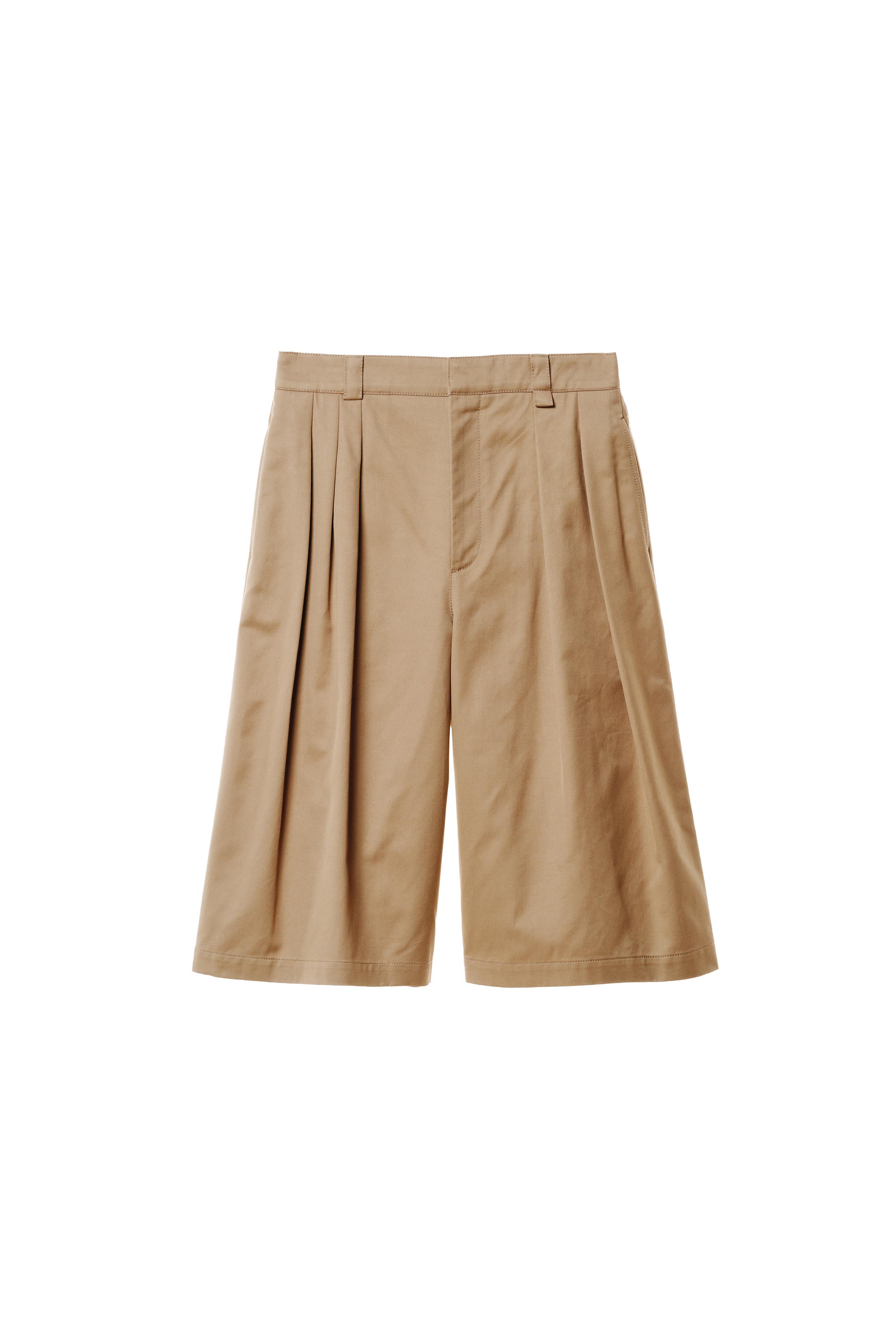 パンツ Willy Chavarria x Zara Bermuda Shorts WIDE FIT PLEATED BERMUDA SHORTS WILLY CHAVARRIA X ZARA - Beige