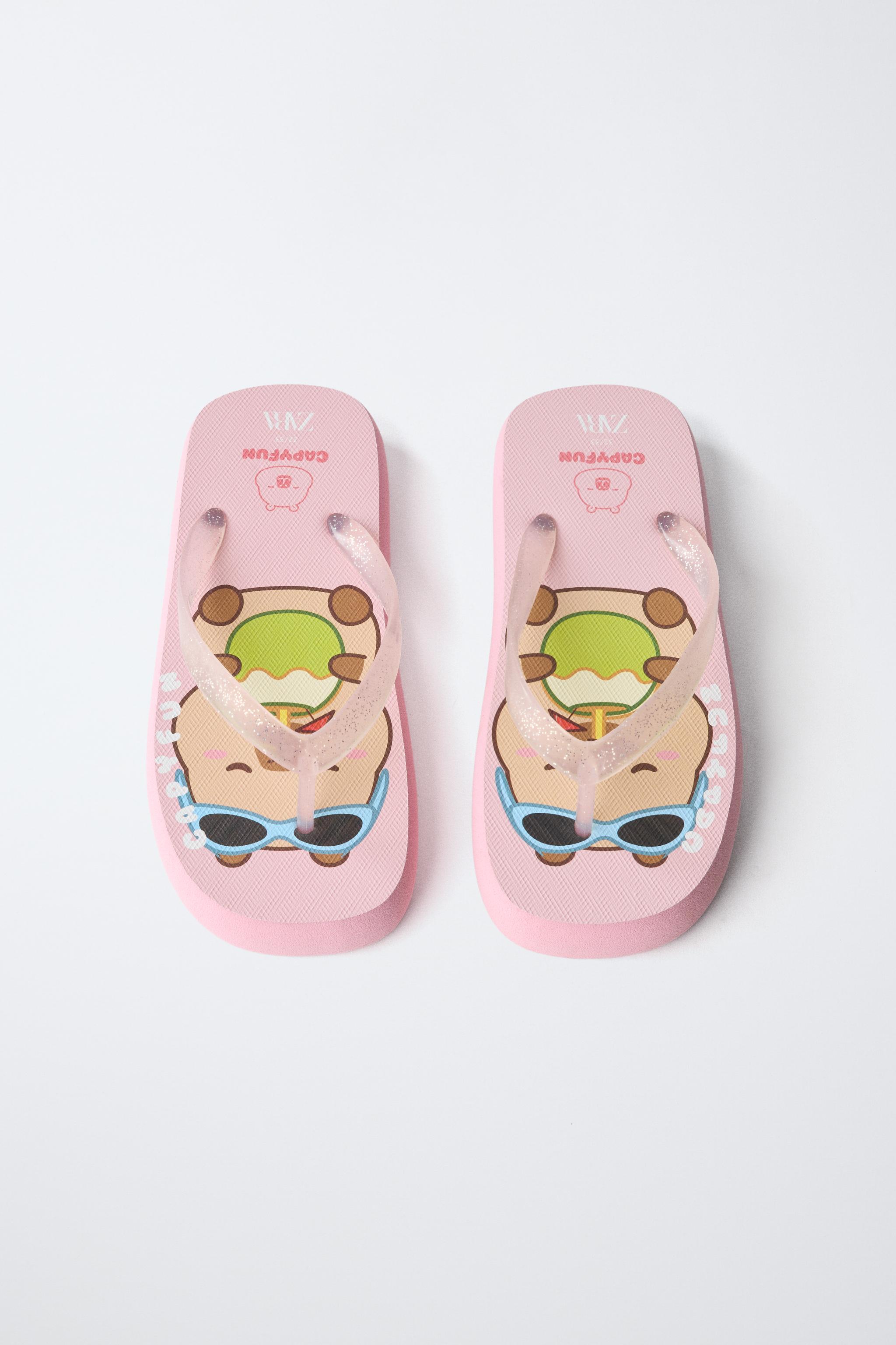 CAPYBARA CAPYFUN © POOL SLIDES - Pink | ZARA United States