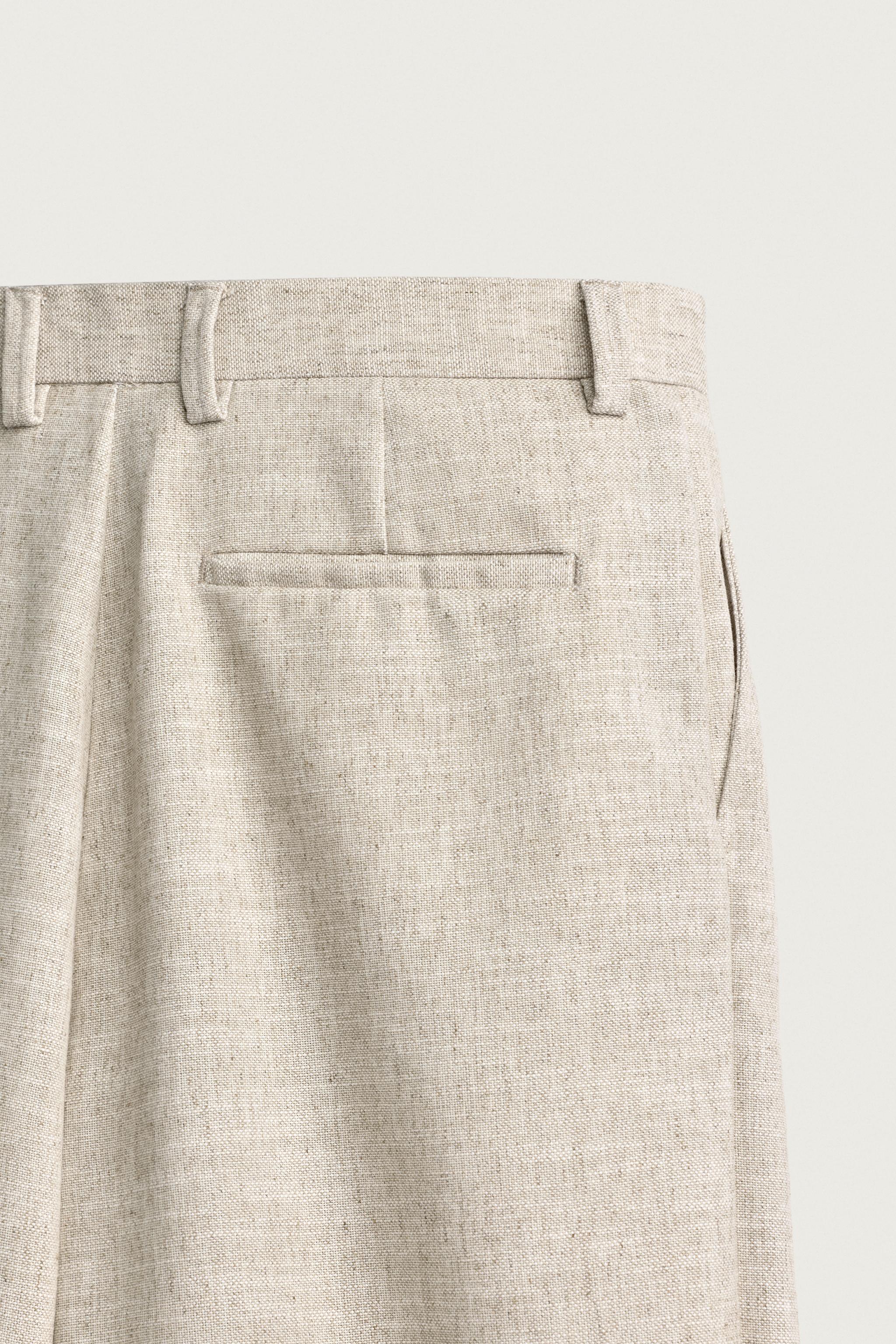 PANTALON DÉCONTRACTÉ STRUCTURE PLIS