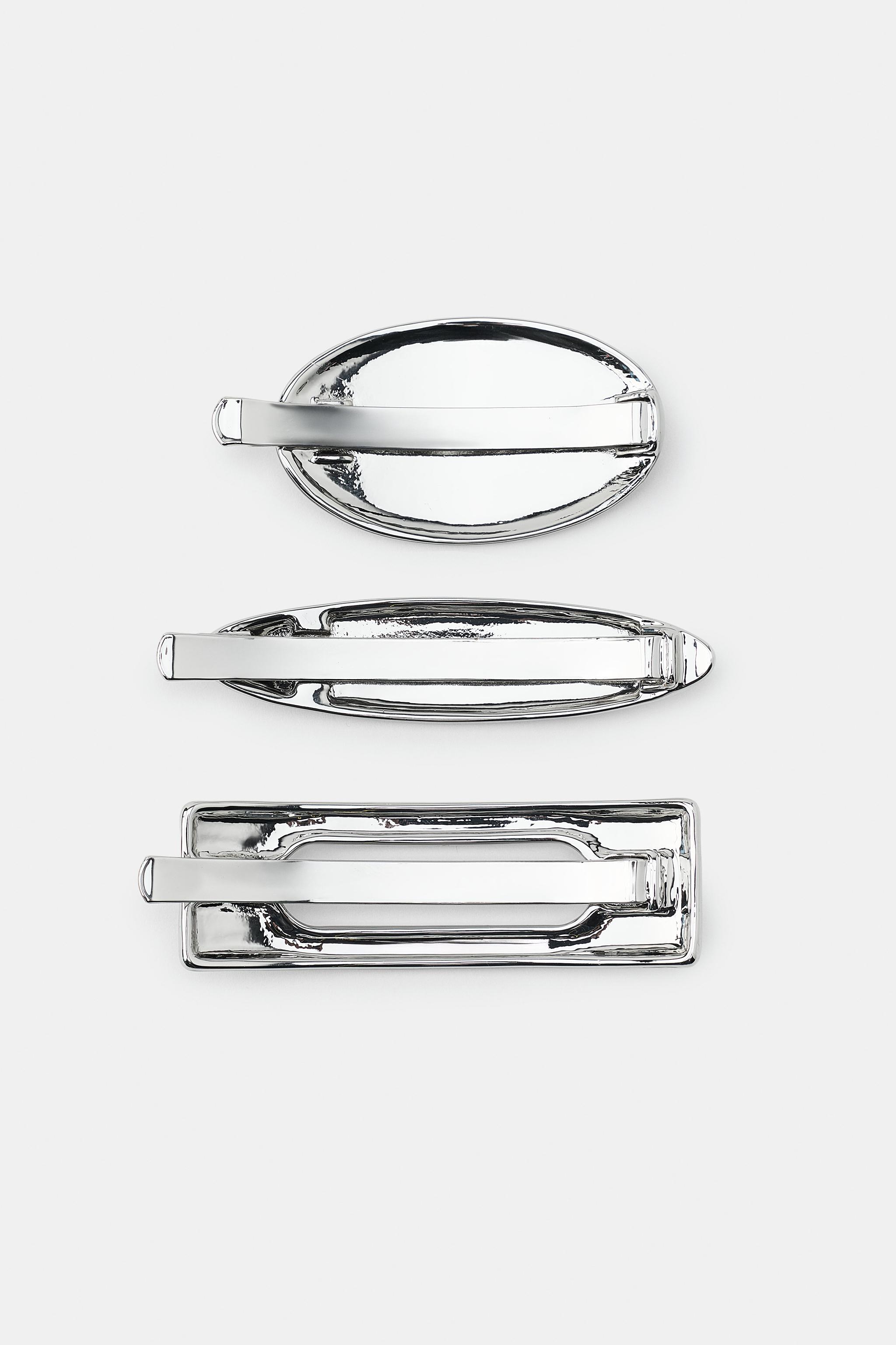 LOT DE 3 PINCES MÉTALLIQUES FORMES