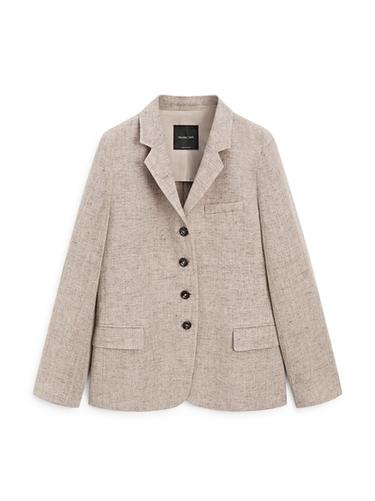 Veste chinée en lin - Beige de Zara