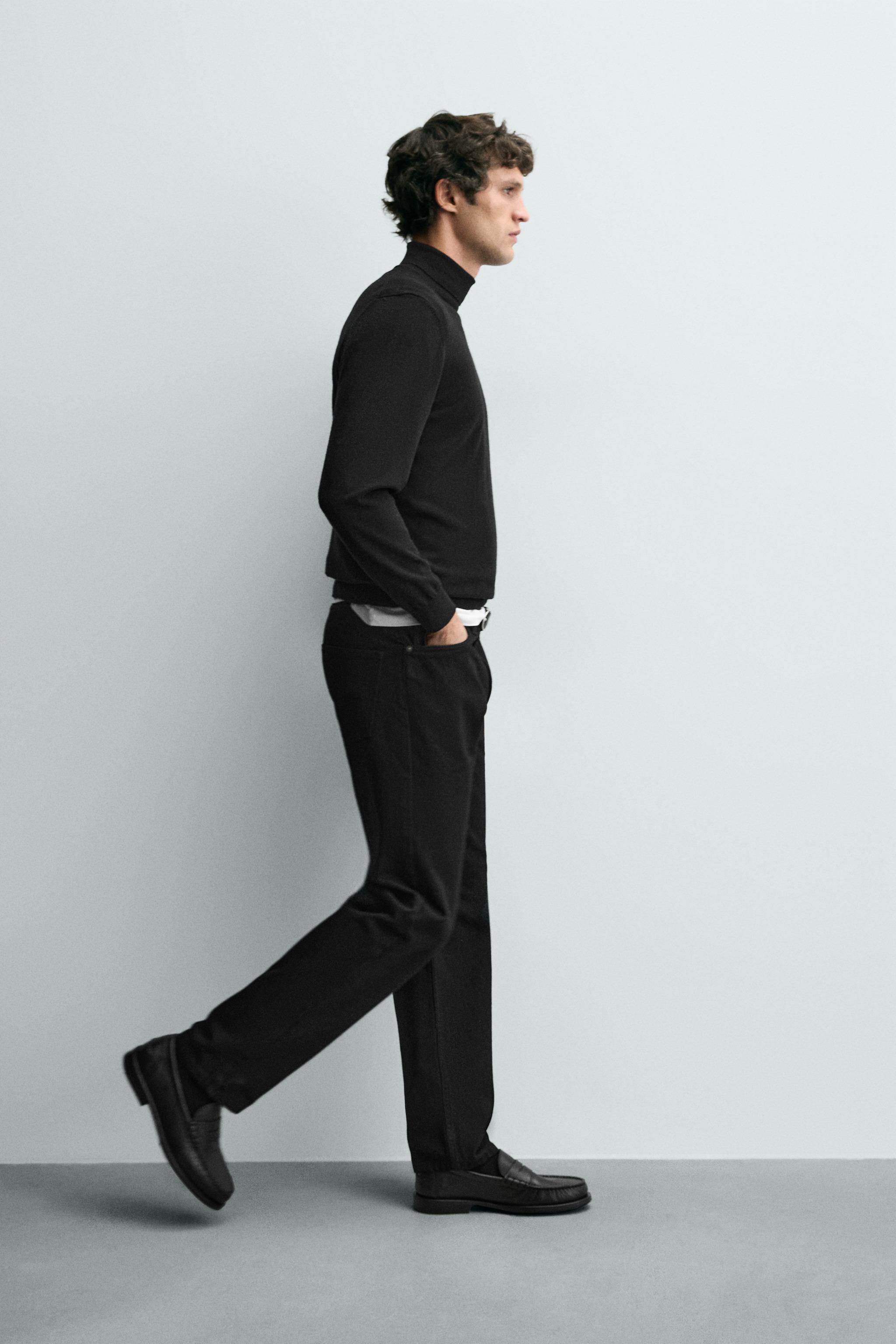 REGULAR FIT COTTON PANTS