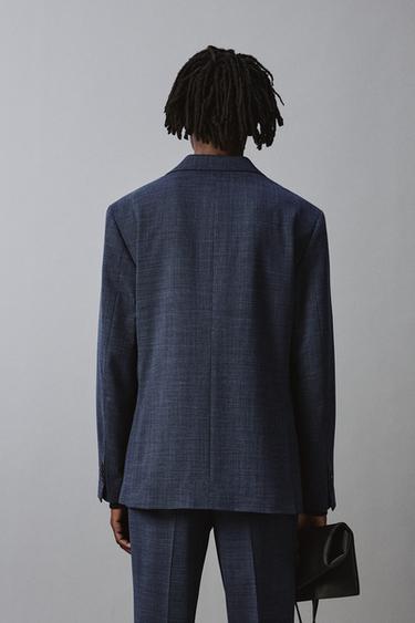 VESTE DE COSTUME STRUCTURÉE - Bleu / Indigo de Zara - Image 2