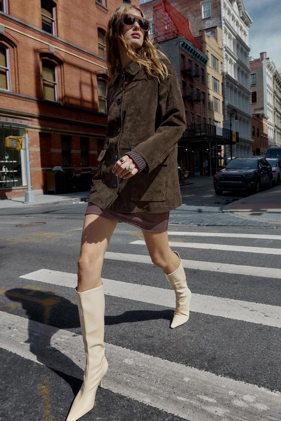 Womens Boots Flat Canvas Ankle Boots Zara Zara Boots Womens Top