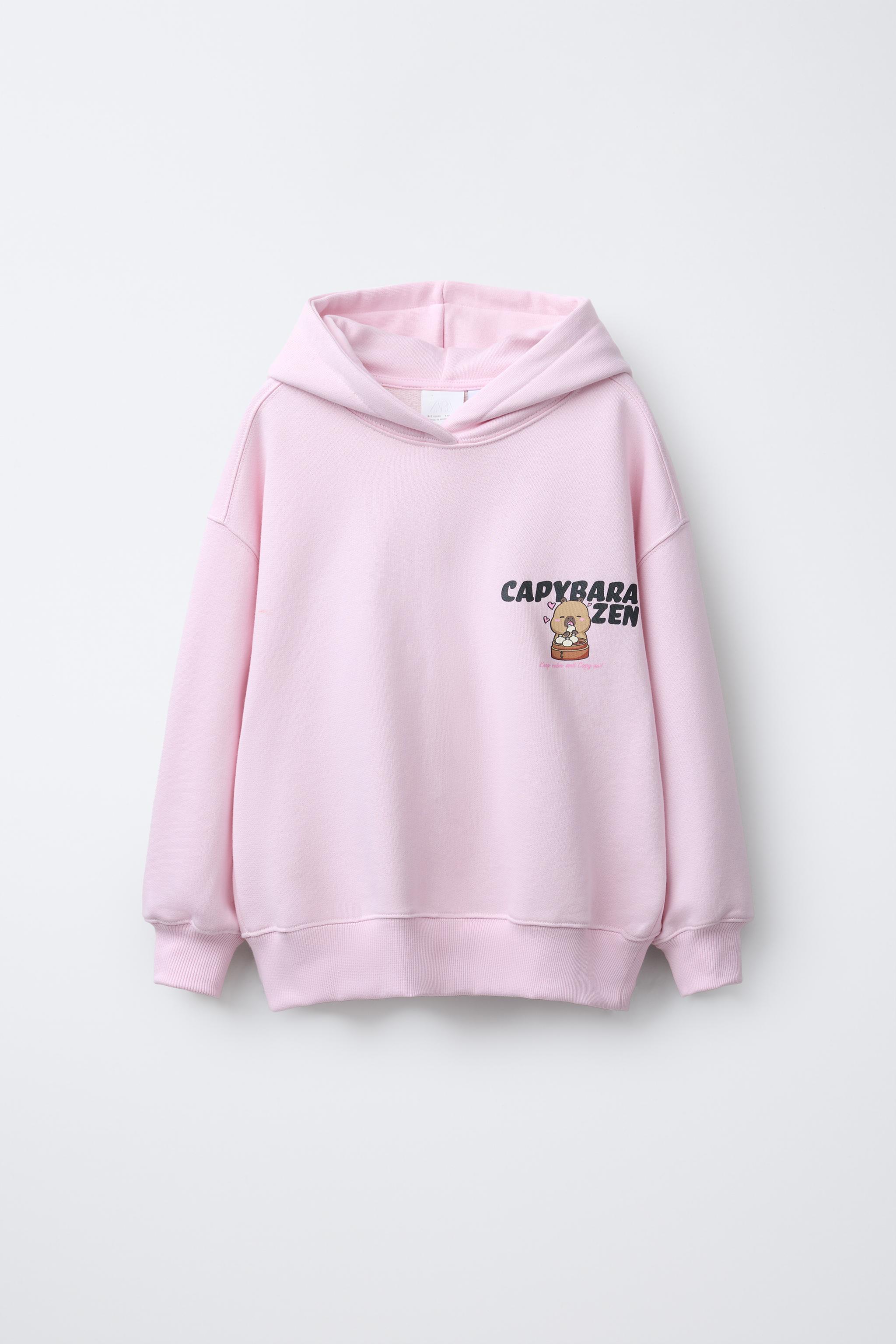 CAPIBARA CAPYFUN © フーディ - ピンク | ZARA Japan / 日本