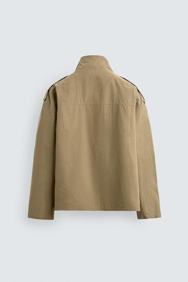 TRENCH COURT COUPE DÉCONTRACTÉE - Sable de Zara - Image 8