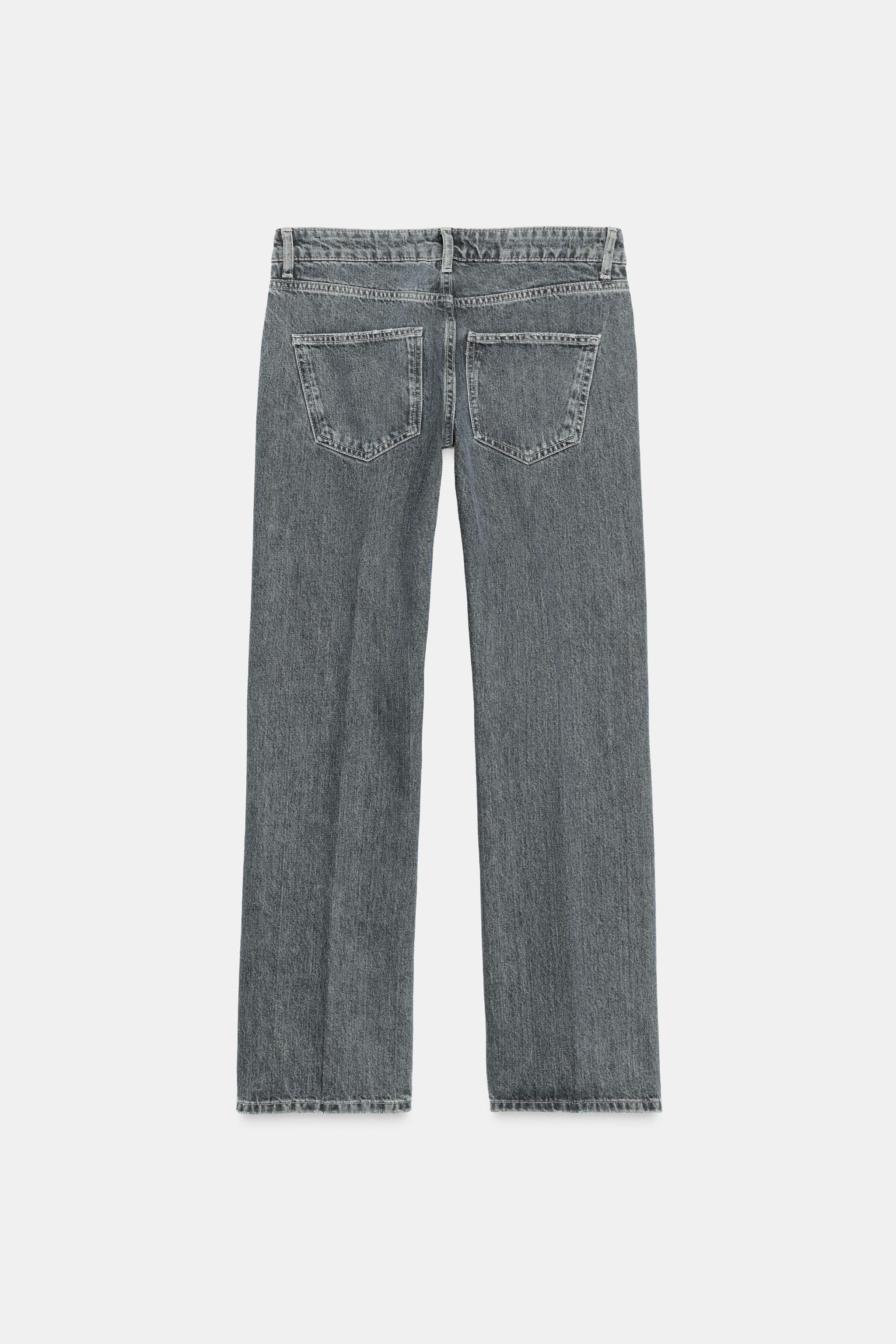 Zara ZW COLLECTION LOW-RISE STRAIGHT LEG JEANS Place Rosemère