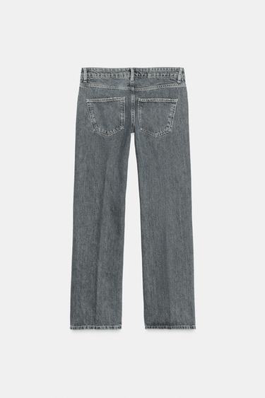 JEAN ZW COLLECTION DROIT TAILLE BASSE - Bleu délavé de Zara - Image 6