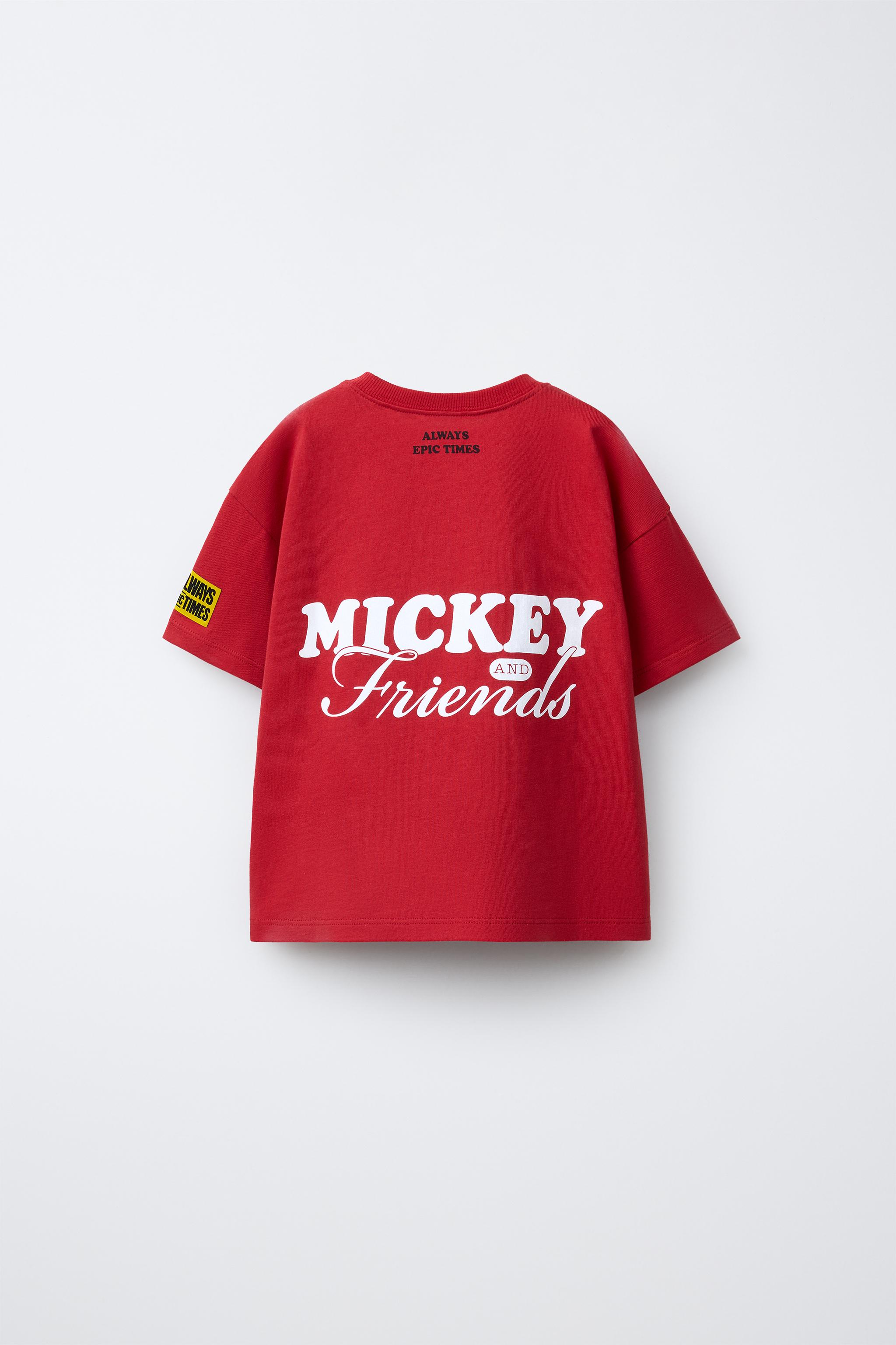 CAMISETA MICKEY MOUSE © DISNEY - Vermelho-escuro | ZARA Brasil