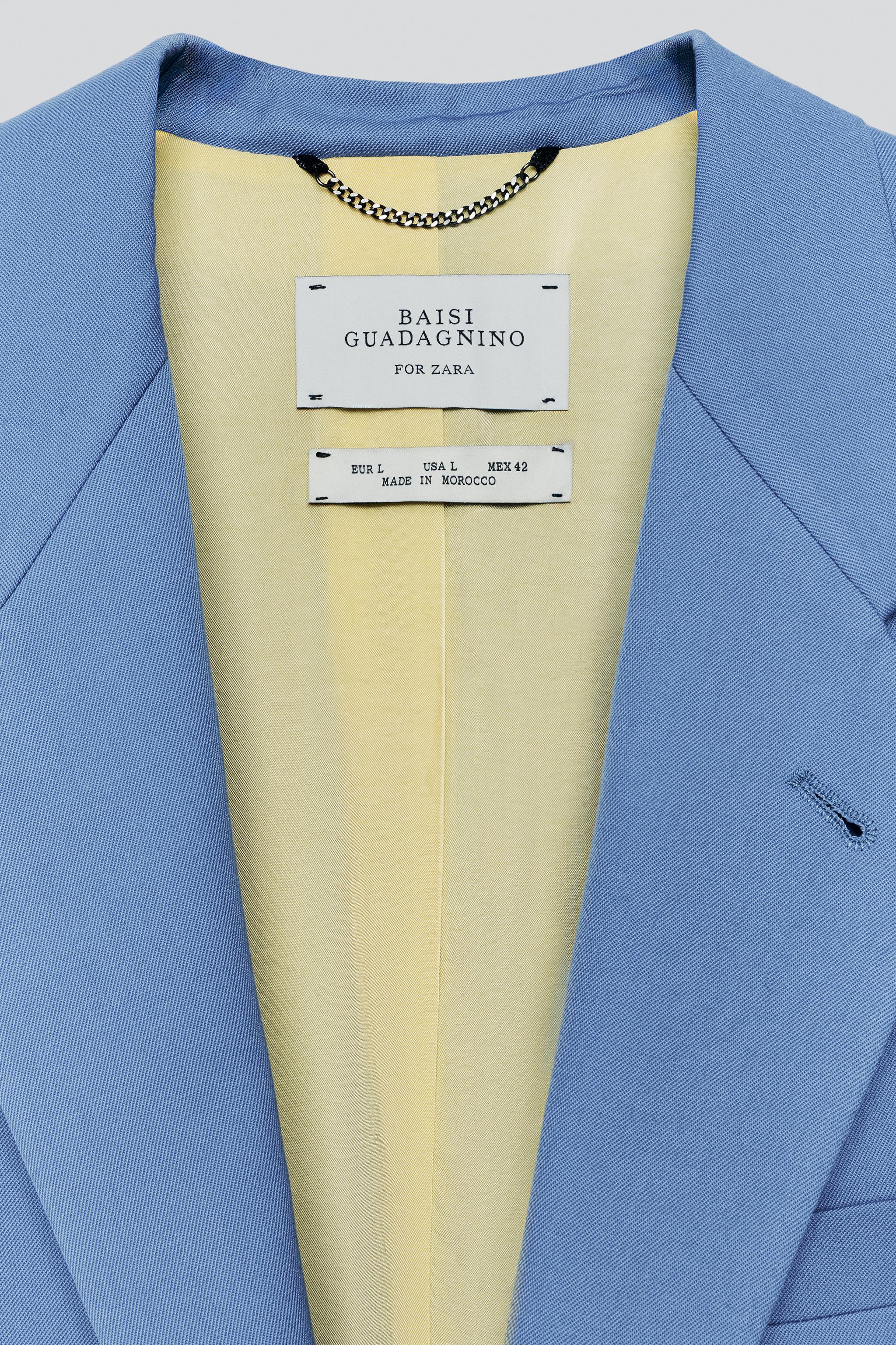 VESTE DE COSTUME RELAXED FIT CONTRASTE