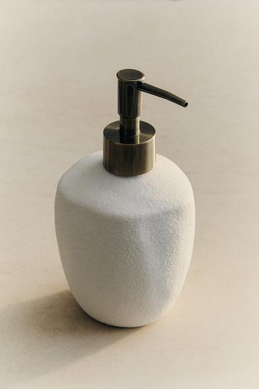 DISTRIBUTEUR DE SAVON TEXTURÉ - Blanc de Zara - Image 5