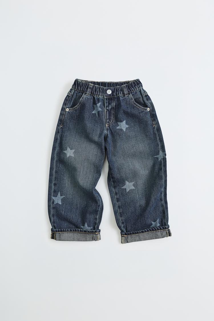 JEANS RELAXED ESTAMPADO ESTRELLAS