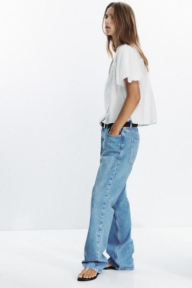 PUFF SLEEVE BLOUSE - White by Zara - Image 4