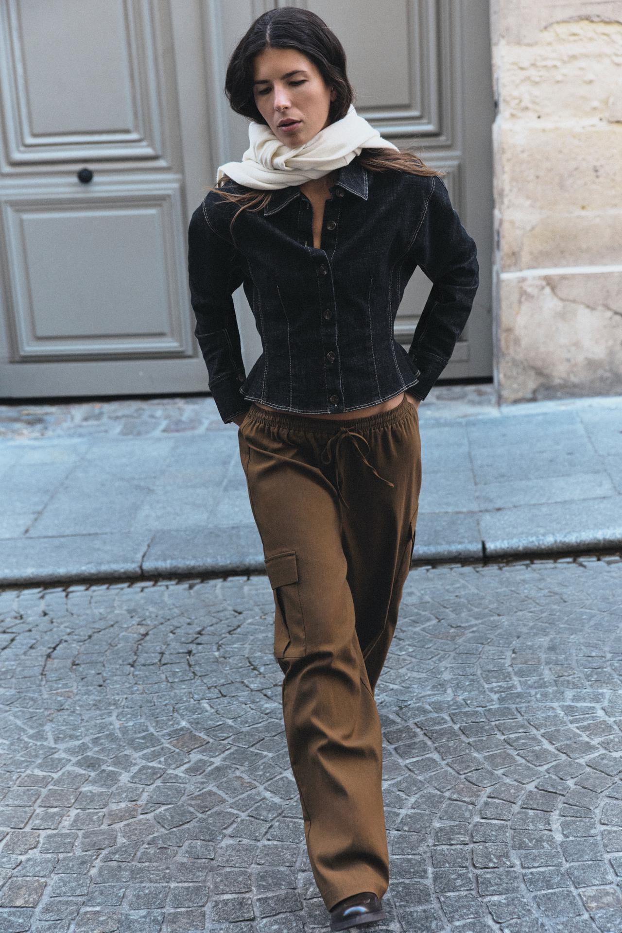 STRAIGHT CARGO TROUSERS