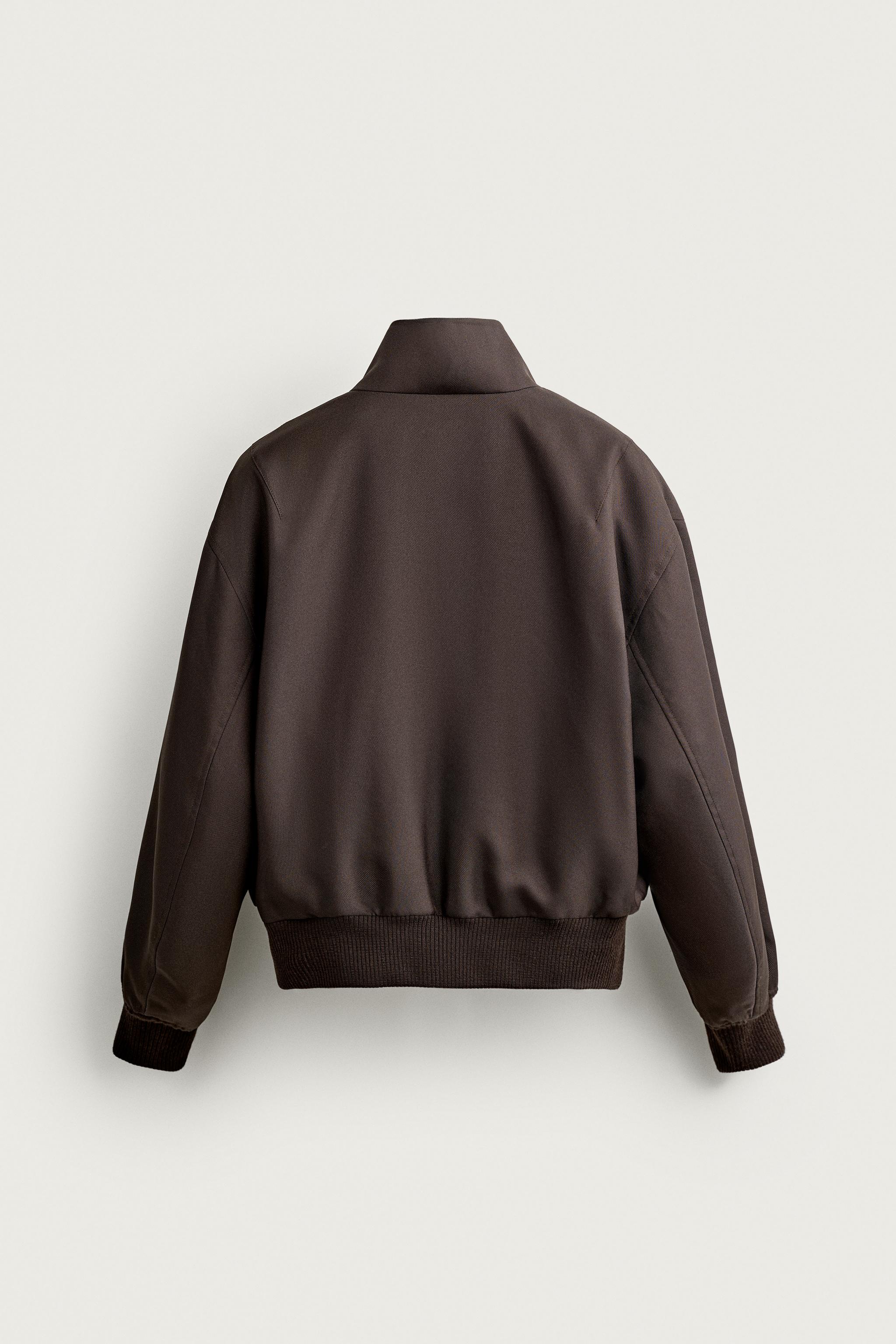 Zara RELAXED FIT BOMBER CEKET görsel 2