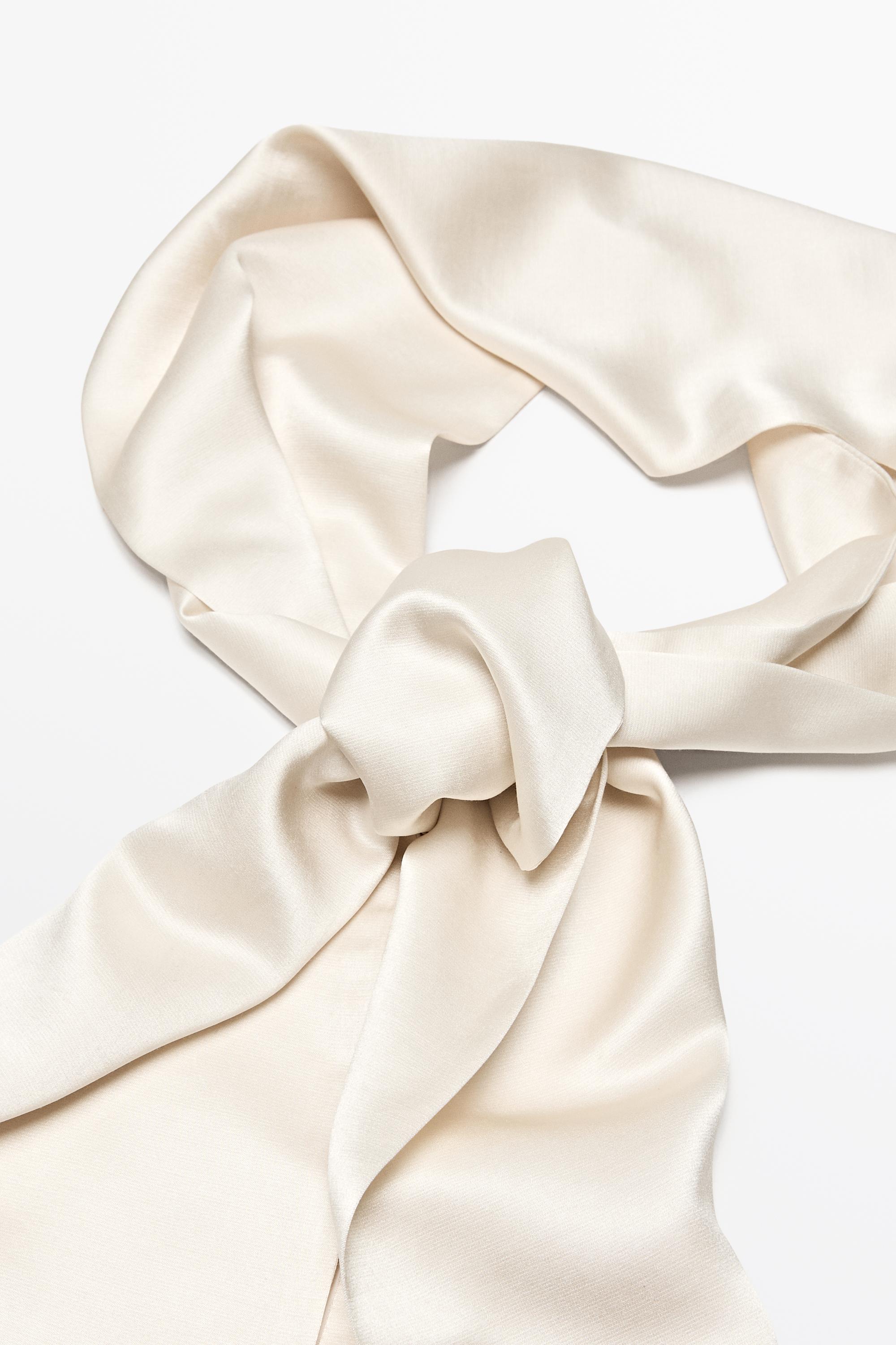 Satin scarf