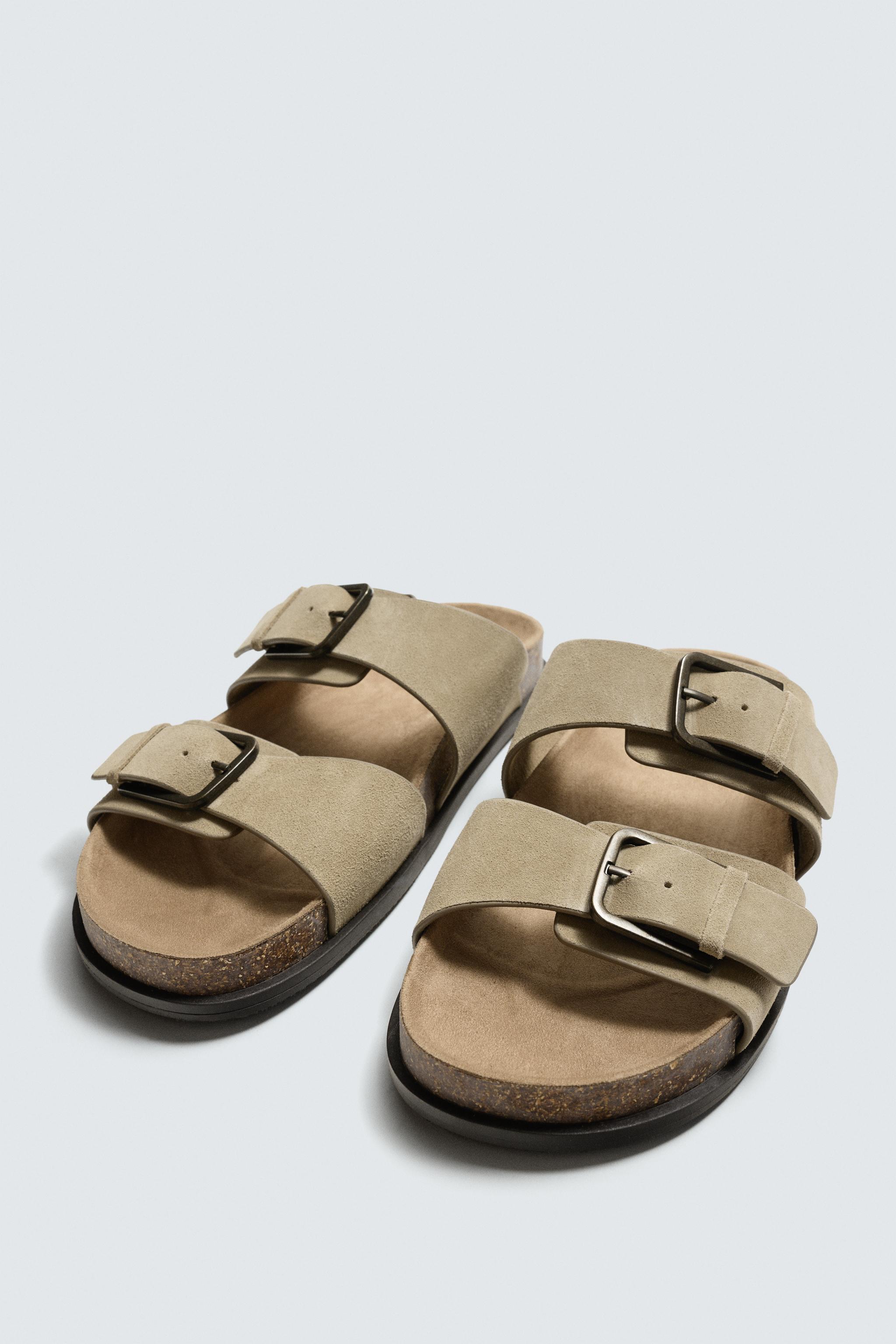 SANDALES EN CUIR À BRIDES