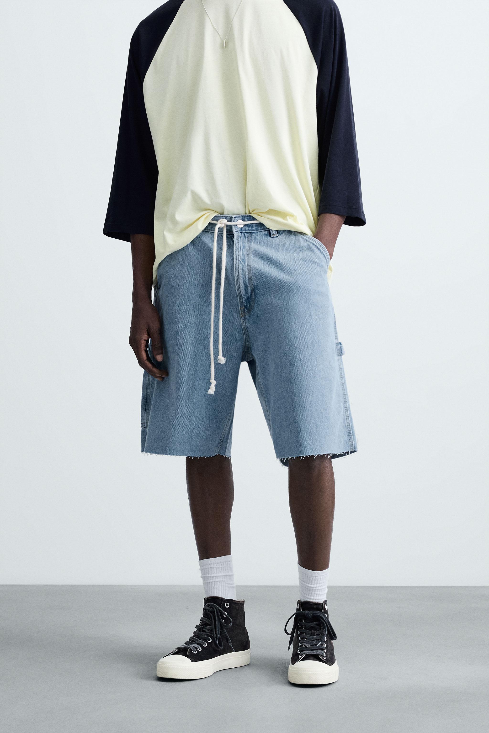【INCHANT ME】923 Carpenter Bermuda Denim Pants Carpenter Bermuda jorts - Women's fashion | Stradivarius