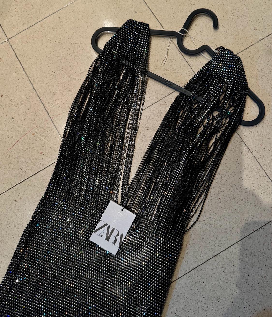 CASCADING DRESS WITH RHINESTONES - Image 2