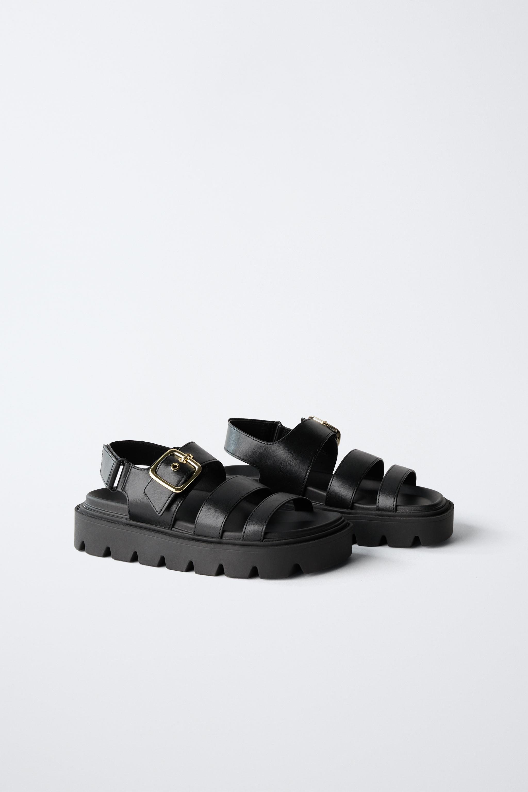 トラックサンダル - ブラック | ZARA Japan / 日本