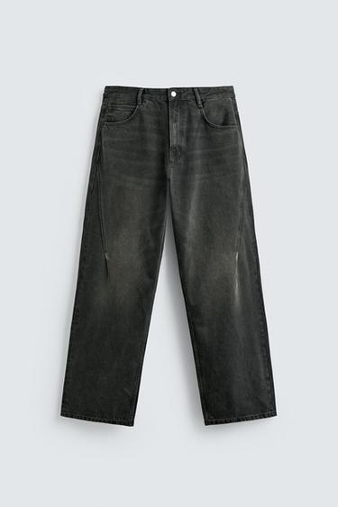 JEAN BAGGY COUTURE TOURNÉE - Vert de Zara