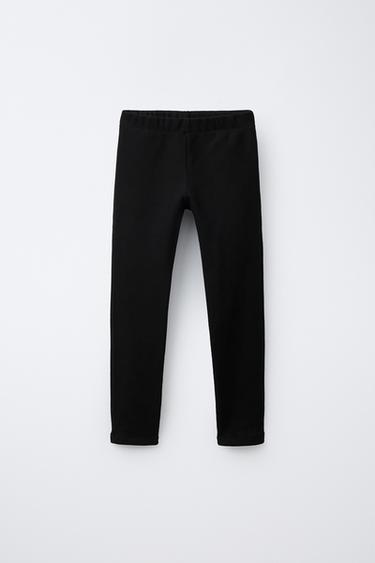 LEGGING RIB BÁSICO - Negro de Zara