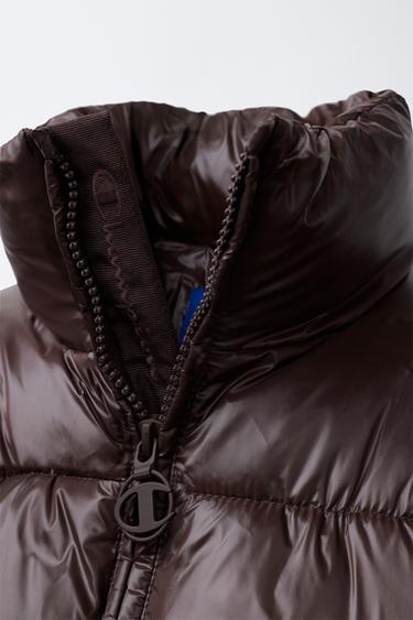 CHAMPION ® X ZARA EMBROIDERED PADDED JACKET - Brown by Zara